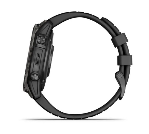 Умные часы Garmin Garmin Fenix 7 Pro 47 мм Sapphire Solar Carbon Grey Whit Black Band 010-02777-00 Умные часы Garmin Garmin Fenix 7 Pro 47 мм Sapphire Solar Carbon Grey Whit Black Band 010-02777-00