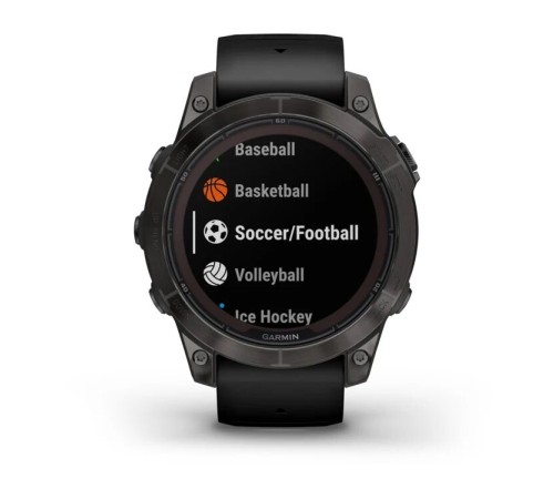 Умные часы Garmin Garmin Fenix 7 Pro 47 мм Sapphire Solar Carbon Grey Whit Black Band 010-02777-00 Умные часы Garmin Garmin Fenix 7 Pro 47 мм Sapphire Solar Carbon Grey Whit Black Band 010-02777-00