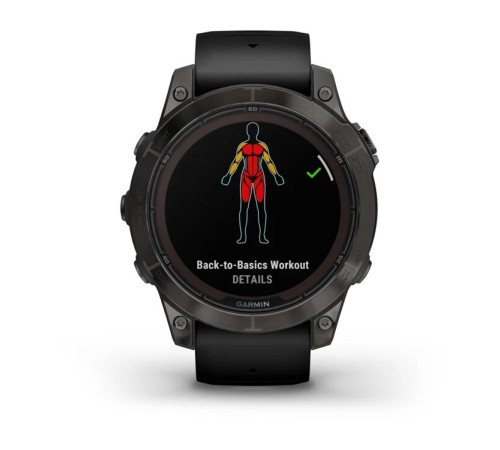 Умные часы Garmin Garmin Fenix 7 Pro 47 мм Sapphire Solar Carbon Grey Whit Black Band 010-02777-00 Умные часы Garmin Garmin Fenix 7 Pro 47 мм Sapphire Solar Carbon Grey Whit Black Band 010-02777-00