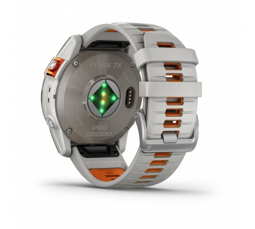 Умные часы Garmin Fenix 7X Pro 51 мм Sapphire Titanium with Fog Gray/Ember Orange 010-02778-14 Умные часы Garmin Fenix 7X Pro 51 мм Sapphire Titanium with Fog Gray/Ember Orange 010-02778-14