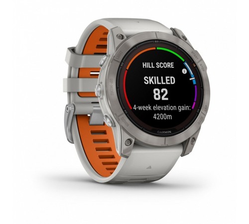 Умные часы Garmin Fenix 7X Pro 51 мм Sapphire Titanium with Fog Gray/Ember Orange 010-02778-14 Умные часы Garmin Fenix 7X Pro 51 мм Sapphire Titanium with Fog Gray/Ember Orange 010-02778-14