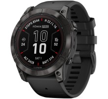 Умные часы Garmin Fenix 7X Pro 51 мм Solar Carbon Gray with Black Band 010-02778-00