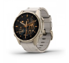 Умные часы Garmin Fenix 8 43 мм Amoled Sapphire Soft Gold with Limestone Leather Band plus Dark Sandstone Silicone 010-02903-40 Умные часы Garmin Fenix 8 43 мм Amoled Sapphire Soft Gold with Limestone Leather Band plus Dark Sandstone Silicone 010-02903-40