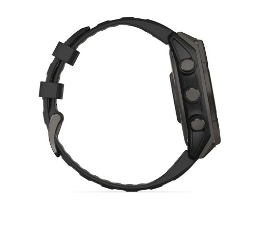 Умные часы Garmin Fenix 8 47 мм Solar Sapphire Carbon Gray Titanium with Black/Pebble Silicone 010-02906-11 Умные часы Garmin Fenix 8 47 мм Solar Sapphire Carbon Gray Titanium with Black/Pebble Silicone 010-02906-11