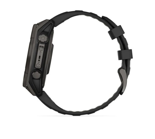 Умные часы Garmin Fenix 8 47 мм Solar Sapphire Carbon Gray Titanium with Black/Pebble Silicone 010-02906-11 Умные часы Garmin Fenix 8 47 мм Solar Sapphire Carbon Gray Titanium with Black/Pebble Silicone 010-02906-11