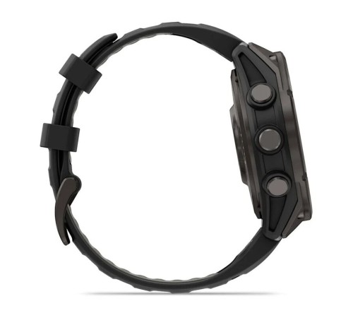 Умные часы Garmin Fenix 8 Pro 47mm Amoled Sapphire Lens Carbon Grey DLC Tinanium With Black/Pebble Gray 010-03198-01