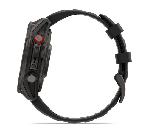 Умные часы Garmin Fenix 8 Pro 47mm Amoled Sapphire Lens Carbon Grey DLC Tinanium With Black/Pebble Gray 010-03198-01