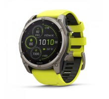 Умные часы Garmin Fenix 8 51mm Solar Sapphire Titanium with Yellow Graphite Silicone 010-02907-20 Умные часы Garmin Fenix 8 51mm Solar Sapphire Titanium with Yellow Graphite Silicone 010-02907-20