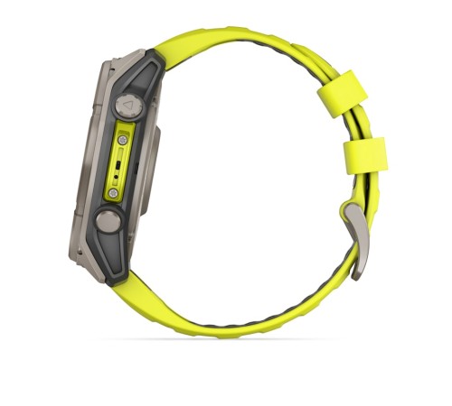 Умные часы Garmin Fenix 8 51mm Solar Sapphire Titanium with Yellow Graphite Silicone 010-02907-20 Умные часы Garmin Fenix 8 51mm Solar Sapphire Titanium with Yellow Graphite Silicone 010-02907-20
