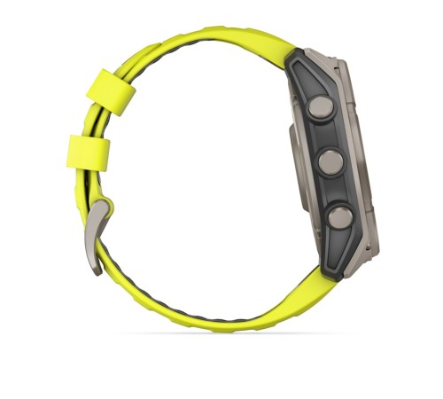 Умные часы Garmin Fenix 8 51mm Solar Sapphire Titanium with Yellow Graphite Silicone 010-02907-20 Умные часы Garmin Fenix 8 51mm Solar Sapphire Titanium with Yellow Graphite Silicone 010-02907-20