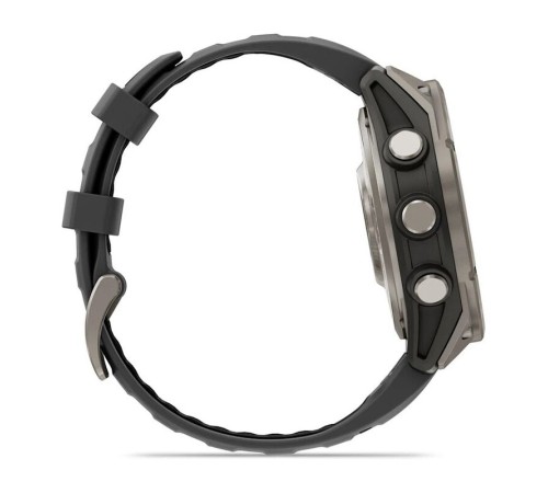 Умные часы Garmin Fenix 8 Pro 47mm Amoled Sapphire Lens Tinanium With Graphite/Black Silicone Band 010-03198-11