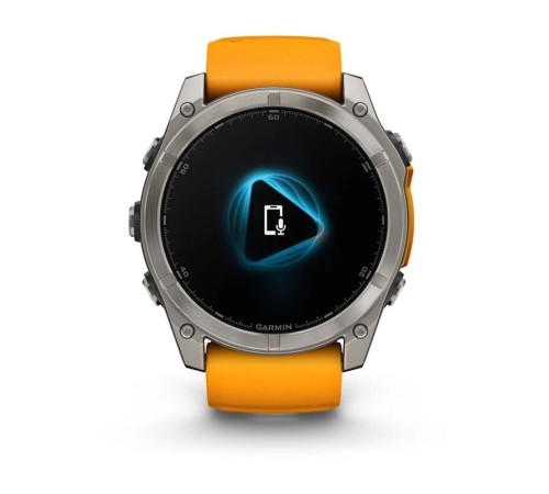 Умные часы Garmin Fenix 8 51mm Amoled Sapphire Carbon Gray DLC Titanium with Spark Orange Silicone 010-02905-11 Умные часы Garmin Fenix 8 51mm Amoled Sapphire Carbon Gray DLC Titanium with Spark Orange Silicone 010-02905-11