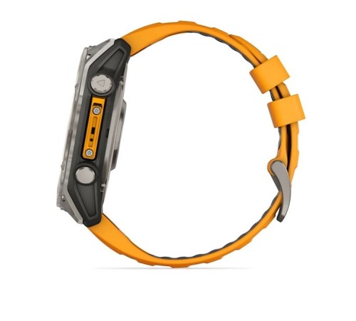 Умные часы Garmin Fenix 8 51mm Amoled Sapphire Carbon Gray DLC Titanium with Spark Orange Silicone 010-02905-11 Умные часы Garmin Fenix 8 51mm Amoled Sapphire Carbon Gray DLC Titanium with Spark Orange Silicone 010-02905-11