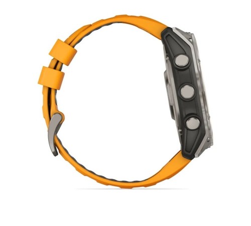 Умные часы Garmin Fenix 8 51mm Amoled Sapphire Carbon Gray DLC Titanium with Spark Orange Silicone 010-02905-11 Умные часы Garmin Fenix 8 51mm Amoled Sapphire Carbon Gray DLC Titanium with Spark Orange Silicone 010-02905-11