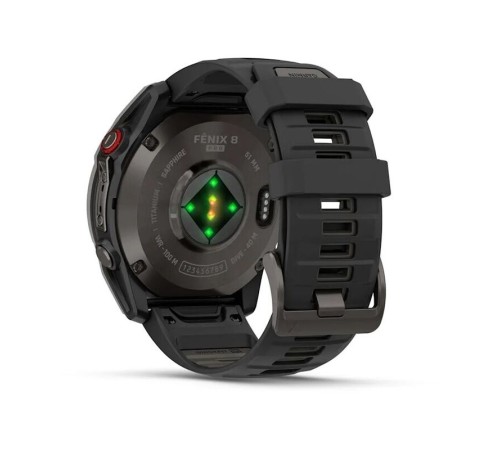 Умные часы Garmin Fenix 8 Pro 51mm Amoled Sapphire Lens Carbon Grey DLC Tinanium With Black/Pebble Gray 010-03199-01