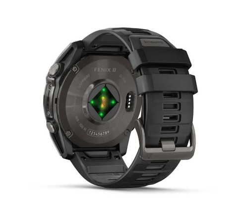 Умные часы Garmin Fenix 8 51mm Amoled Sapphire Carbon Gray DLC Titanium with Pebble Gray Silicone 010-02905-21 Умные часы Garmin Fenix 8 51mm Amoled Sapphire Carbon Gray DLC Titanium with Pebble Gray Silicone 010-02905-21