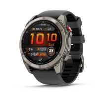Умные часы Garmin Fenix 8 Pro 51mm Amoled Sapphire Lens Tinanium With Graphite/Black Silicone Band 010-03199-11