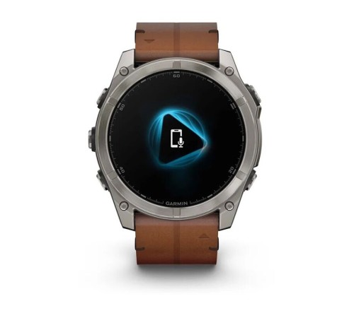 Умные часы Garmin Fenix 8 51mm Amoled Sapphire Bare Titanium Black with Chestnut Leather Band plus Black Silicone Band 010-02905-40 Умные часы Garmin Fenix 8 51mm Amoled Sapphire Bare Titanium Black with Chestnut Leather Band plus Black Silicone Band 010-02905-40