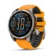 Умные часы Garmin Fenix 8 47 мм Amoled Sapphire Titanium Orange 010-02904-11