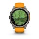 Умные часы Garmin Fenix 8 47 мм Amoled Sapphire Titanium Orange 010-02904-11