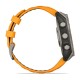 Умные часы Garmin Fenix 8 47 мм Amoled Sapphire Titanium Orange 010-02904-11