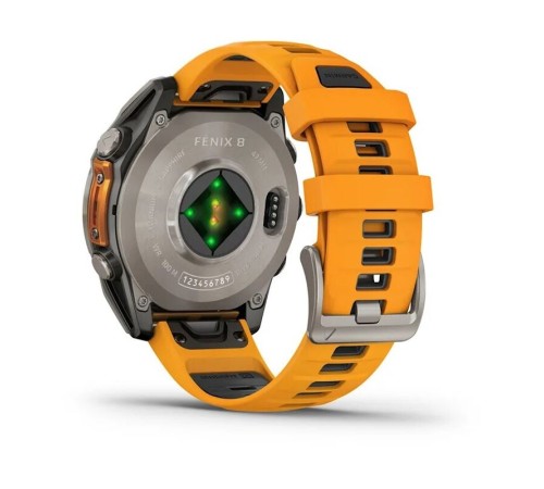 Умные часы Garmin Fenix 8 47 мм Amoled Sapphire Titanium Orange 010-02904-11 Умные часы Garmin Fenix 8 47 мм Amoled Sapphire Titanium Orange 010-02904-11