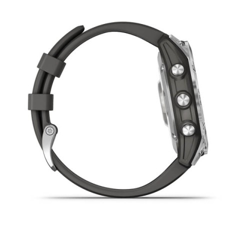 Умные часы Garmin FENIX 7 Standard Edition Silver with Graphite Band EU