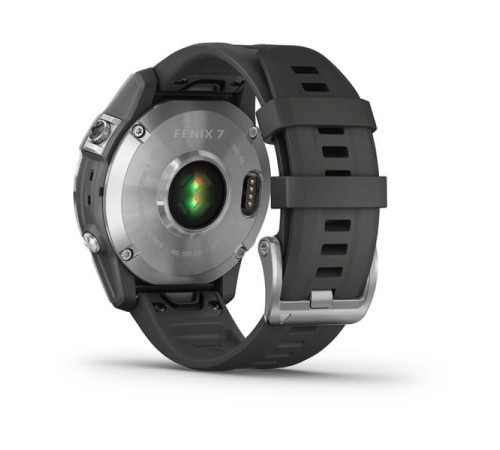 Умные часы Garmin FENIX 7 Standard Edition Silver with Graphite Band EU