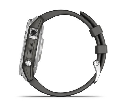 Умные часы Garmin FENIX 7 Standard Edition Silver with Graphite Band EU