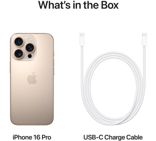 Смартфон Apple iPhone 16 Pro 128Gb SIM+eSIM Desert Titanium (Global)