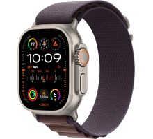 Умные часы Apple Watch Ultra 2 49 мм Titanium Case, титановый/indigo Alpine Loop (M)