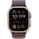 Умные часы Apple Watch Ultra 2 49 мм Titanium Case, титановый/indigo Alpine Loop (S)