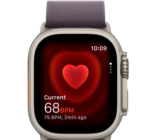 Умные часы Apple Watch Ultra 2 49 мм Titanium Case, титановый/indigo Alpine Loop (S)