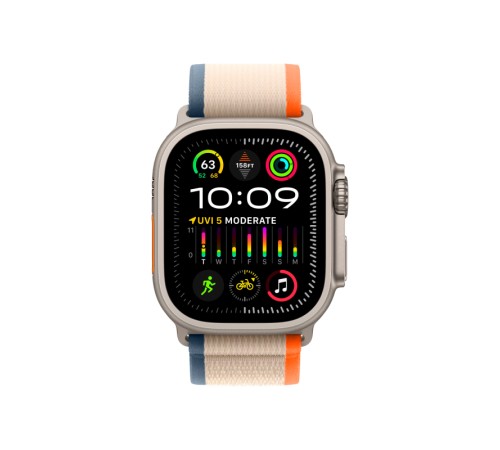 Умные часы Apple Watch Ultra 2 49 мм Titanium Case, титановый/orange/beige Trail Loop (S/M) Умные часы Apple Watch Ultra 2 49 мм Titanium Case, титановый/orange/beige Trail Loop (S/M)