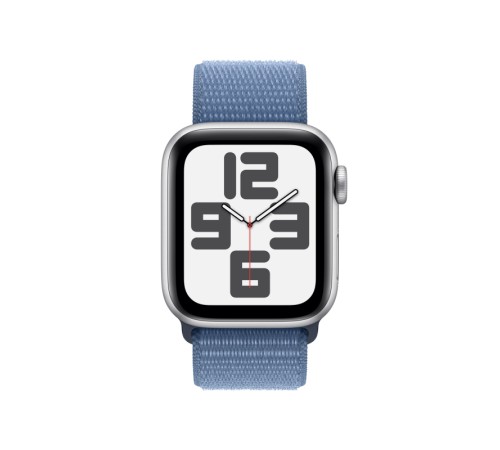 Умные часы Apple Watch SE 2 (2023) GPS 44mm Silver Aluminium Case with Winter Blue Sport Loop (MREF3)