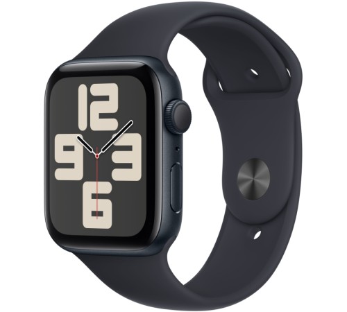 Умные часы Apple Watch SE 2 (2023) GPS 44mm Midnight Aluminum Case with Midnight Sport Band (M/L) (MRE93)
