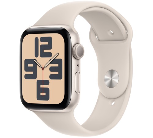 Умные часы Apple Watch SE 2 (2023) GPS 44mm Starlight Aluminium Case with Starlight Sport Band S/M 