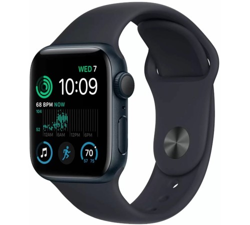 Умные часы Apple Watch SE 2 (2023) GPS 40mm Aluminum Case with Midnight Sport Band S/M (MR9X3)