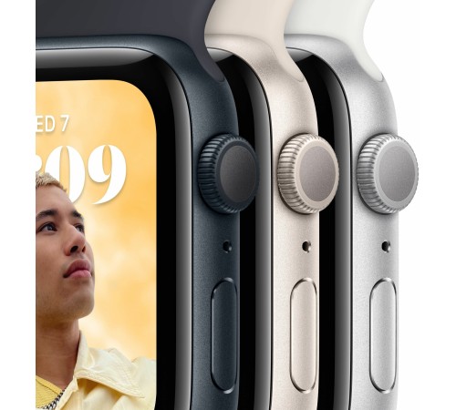 Умные часы Apple Watch SE 2 (2023) GPS 40mm Aluminum Case with Midnight Sport Band S/M (MR9X3)