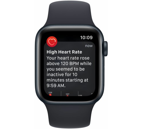 Умные часы Apple Watch SE 2 (2023) GPS 40mm Aluminum Case with Midnight Sport Band M/L (MR9Y3)
