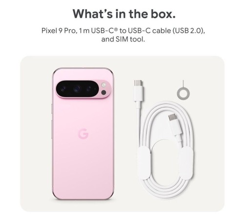 Смартфон Pixel 9 Pro 5G 16/256ГБ, Dual: nano SIM + eSIM, Rose