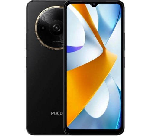 Смартфон POCO C61 4/128ГБ, RU, Dual nano SIM, Black