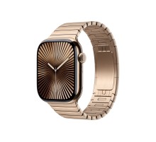 Apple Watch S10 46mm Gold Titanium Case with Gold Link Bracelet