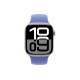 Apple Watch S10 42mm Silver Aluminium Case with  Periwinkle Sport Band S/M