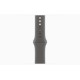 Apple Watch S10 46mm Natural Titanium Case with Stone Gray Sport Band S/M