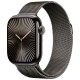Apple Watch S10 42mm Slate Titanium Case with Slate Milanese Loop