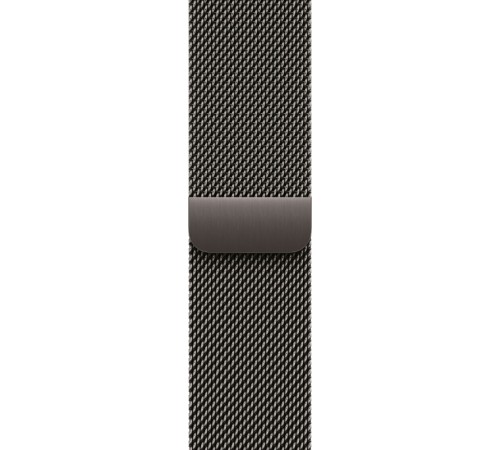 Apple Watch S10 42mm Slate Titanium Case with Slate Milanese Loop