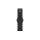 Apple Watch S10 42mm Silver Aluminum Case with Black Sport Band S/M