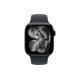 Apple Watch S11 42mm Jet Black Aluminum Case with Black Sport Band M/L