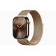 Apple Watch S10 46mm Gold Titanium Case with Gold Milanese Loop M/L (US)